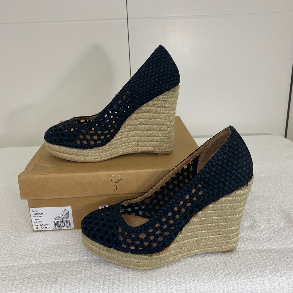 Joie “hot stuff” platform wedge espadrilles, size 37